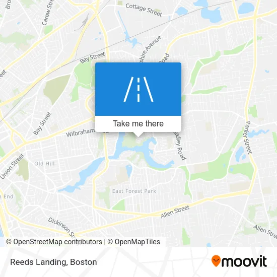 Reeds Landing map