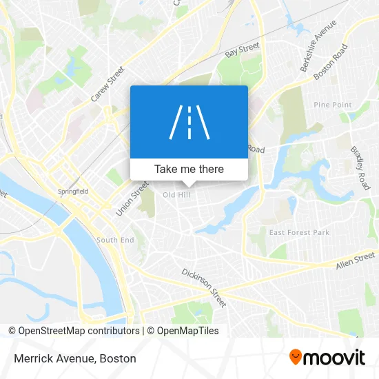 Merrick Avenue map