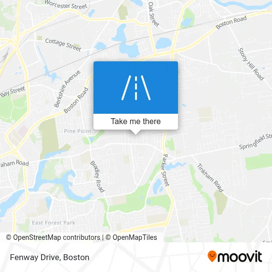 Fenway Drive map
