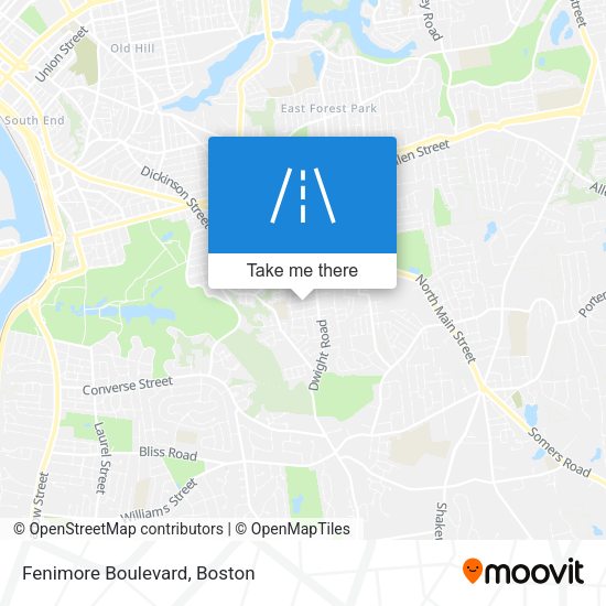 Mapa de Fenimore Boulevard