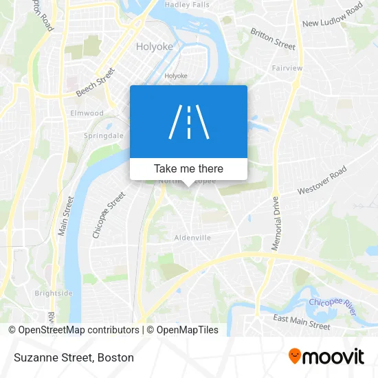 Suzanne Street map
