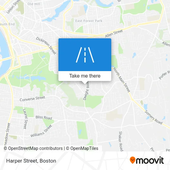 Mapa de Harper Street