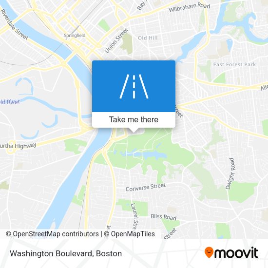 Washington Boulevard map