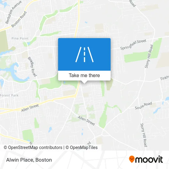 Alwin Place map
