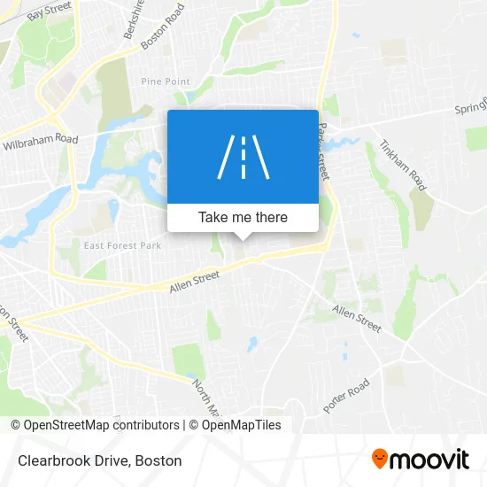 Clearbrook Drive map