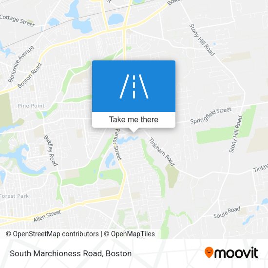 Mapa de South Marchioness Road