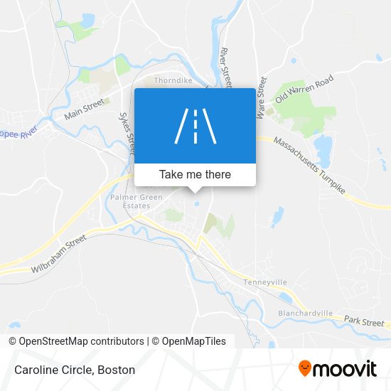 Mapa de Caroline Circle