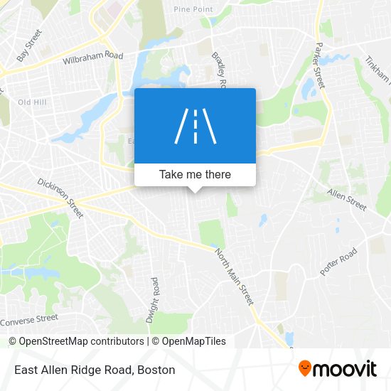 Mapa de East Allen Ridge Road