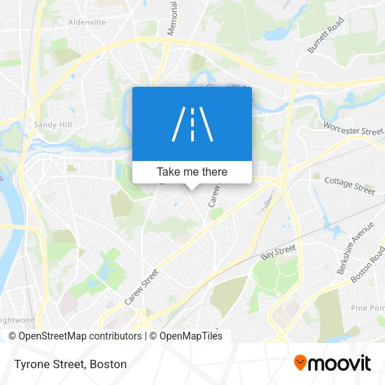 Tyrone Street map