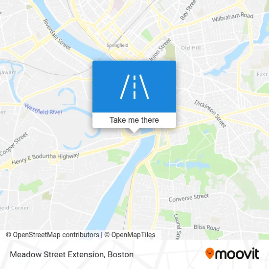 Meadow Street Extension map