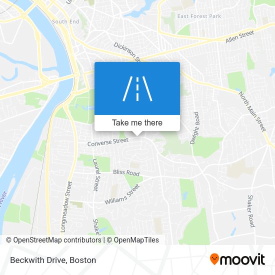 Mapa de Beckwith Drive
