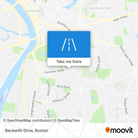 Beckwith Drive map