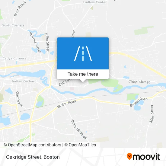 Oakridge Street map