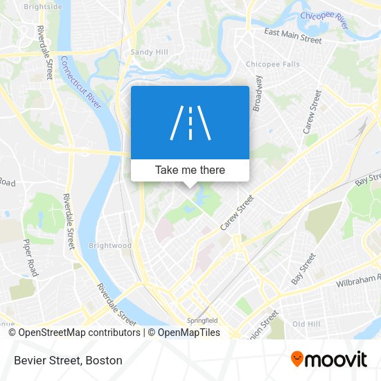 Mapa de Bevier Street
