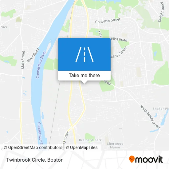 Twinbrook Circle map