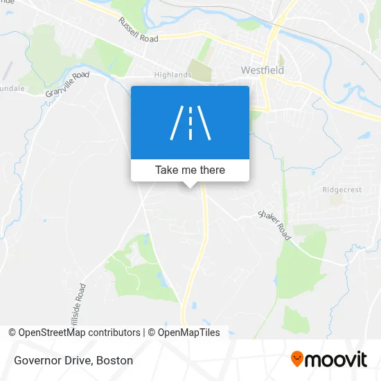 Governor Drive map