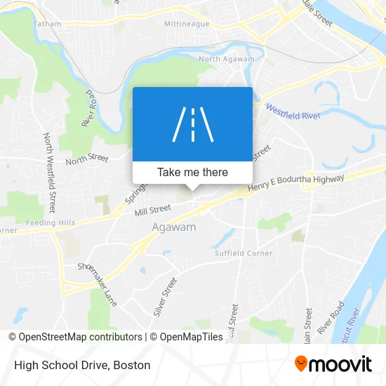 High School Drive map
