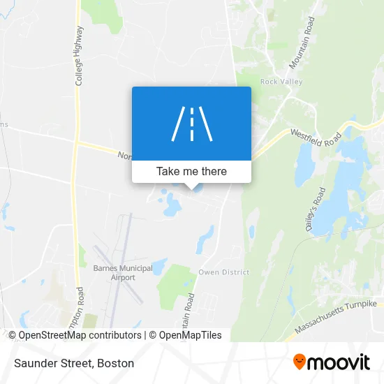 Saunder Street map