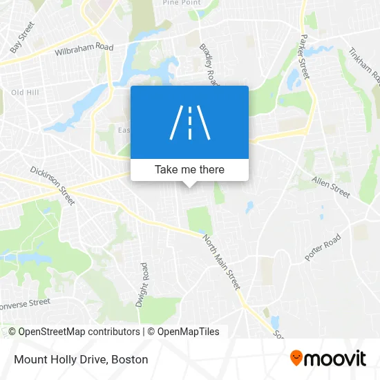 Mount Holly Drive map