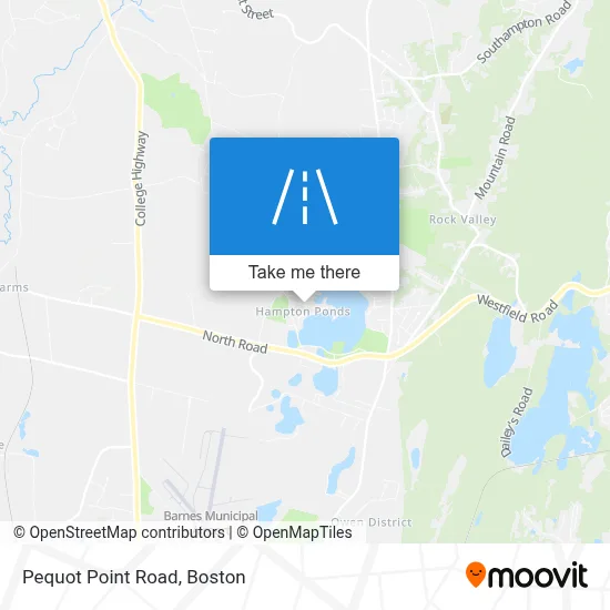 Pequot Point Road map