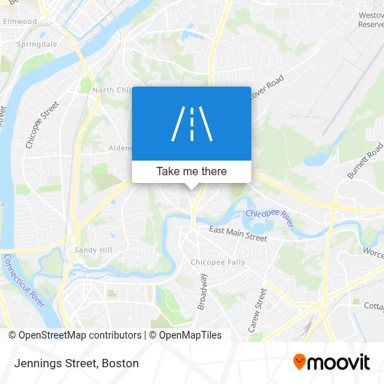 Jennings Street map
