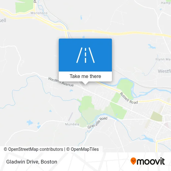 Gladwin Drive map