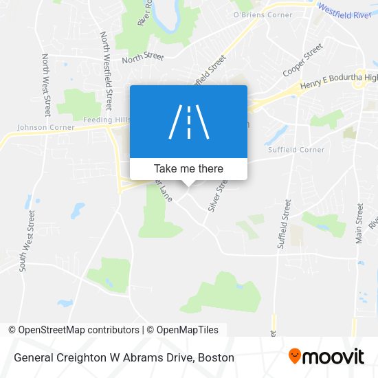 General Creighton W Abrams Drive map