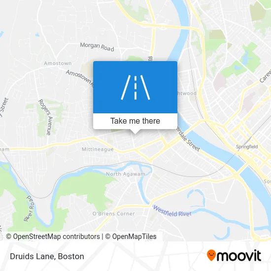 Druids Lane map