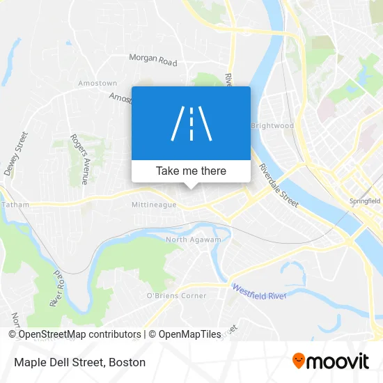 Maple Dell Street map