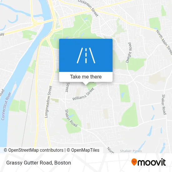 Grassy Gutter Road map