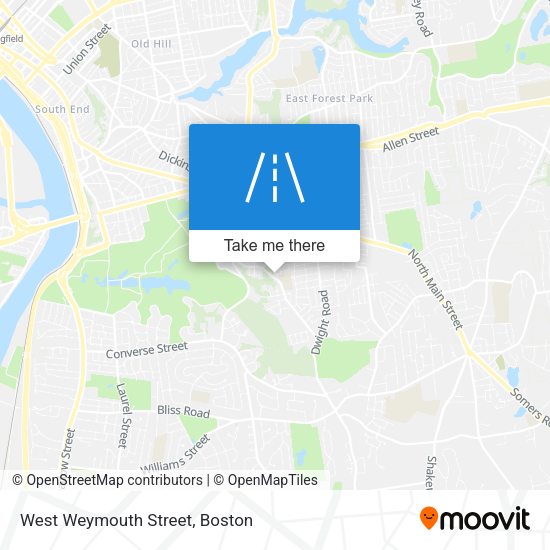 West Weymouth Street map