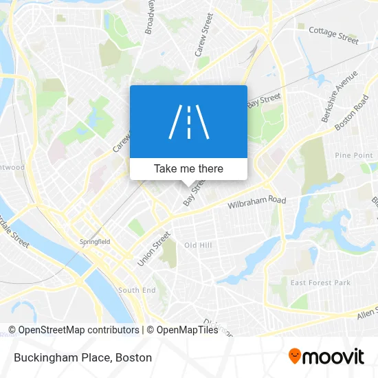 Buckingham Place map