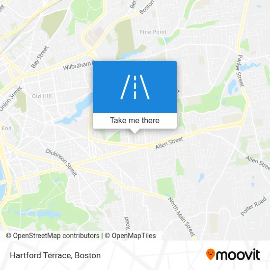 Hartford Terrace map