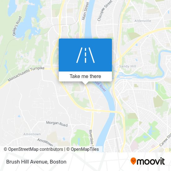 Mapa de Brush Hill Avenue