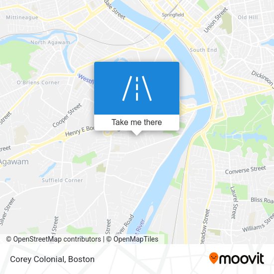 Mapa de Corey Colonial