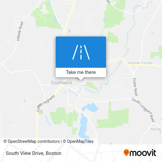 South View Drive map