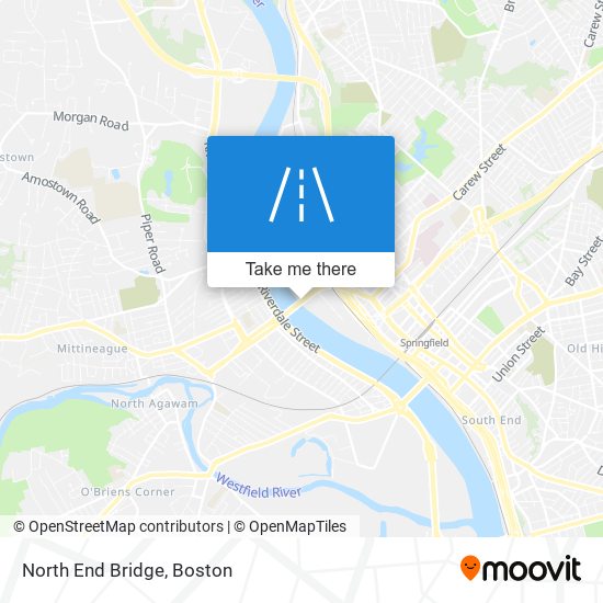 North End Bridge map