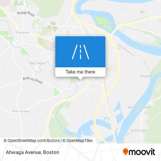 Ahwaga Avenue map
