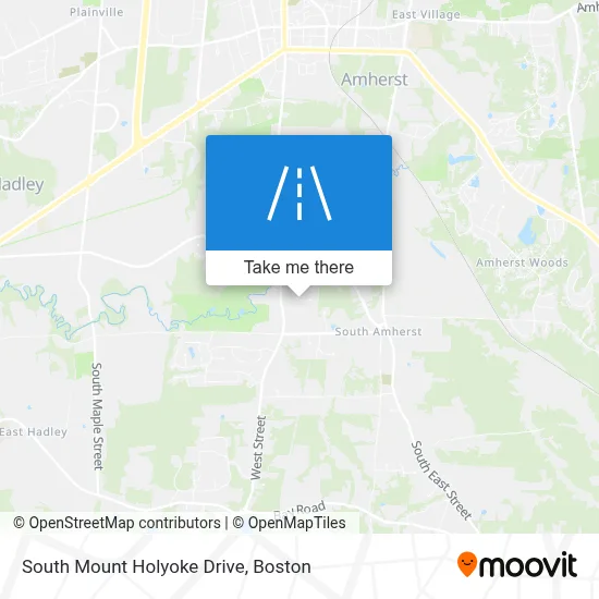 South Mount Holyoke Drive map