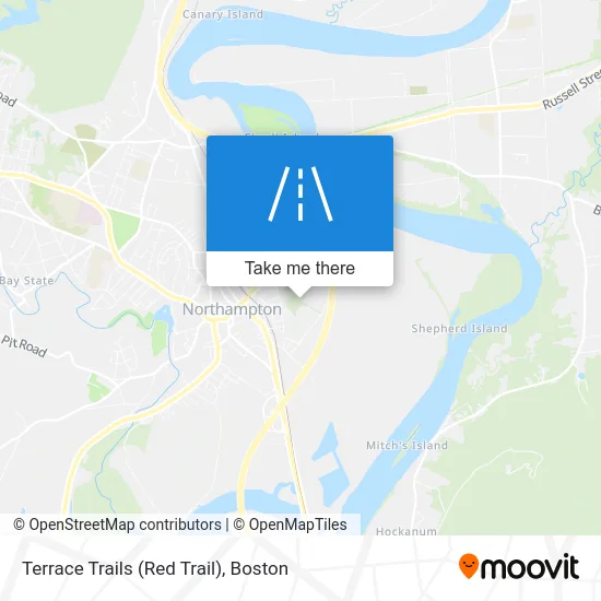 Terrace Trails (Red Trail) map