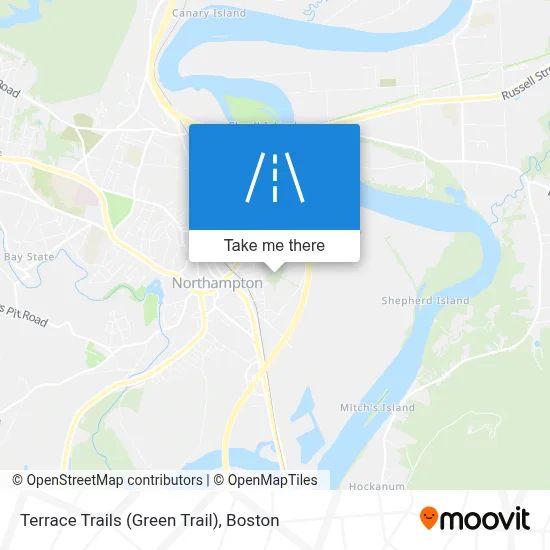 Terrace Trails (Green Trail) map