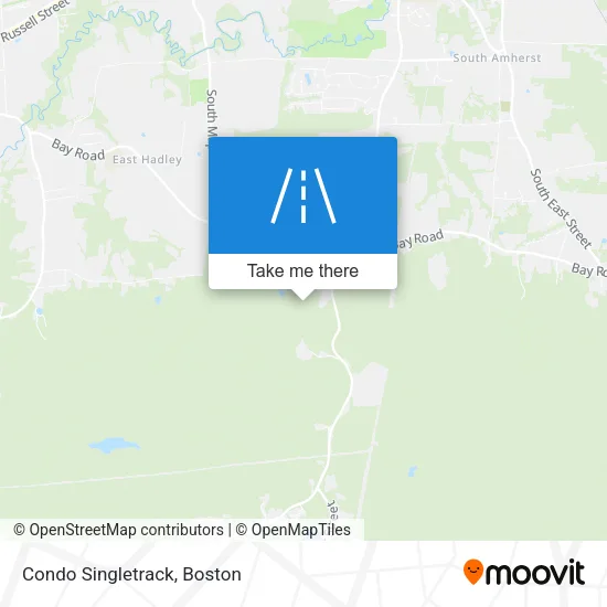Condo Singletrack map