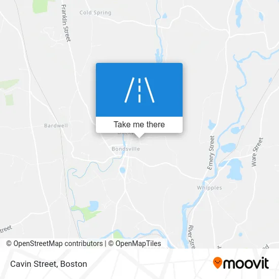 Cavin Street map