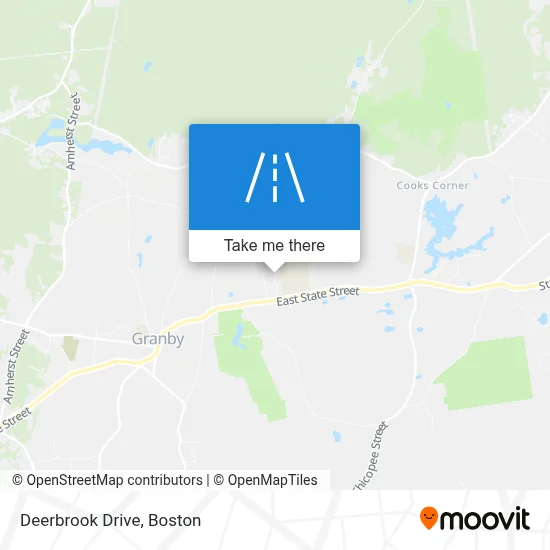 Deerbrook Drive map