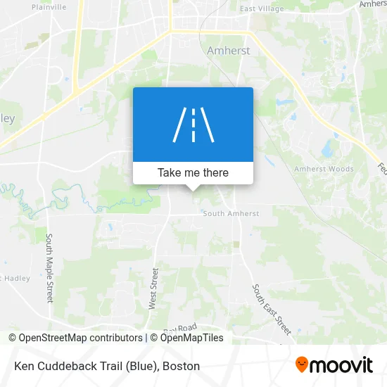 Ken Cuddeback Trail (Blue) map