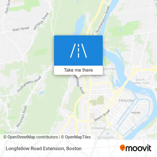 Longfellow Road Extension map