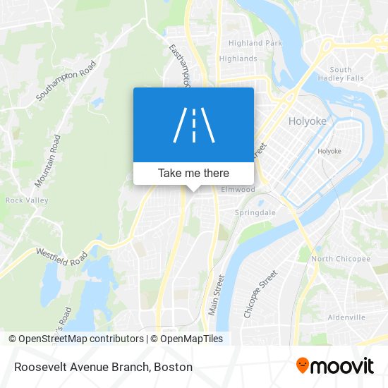 Roosevelt Avenue Branch map