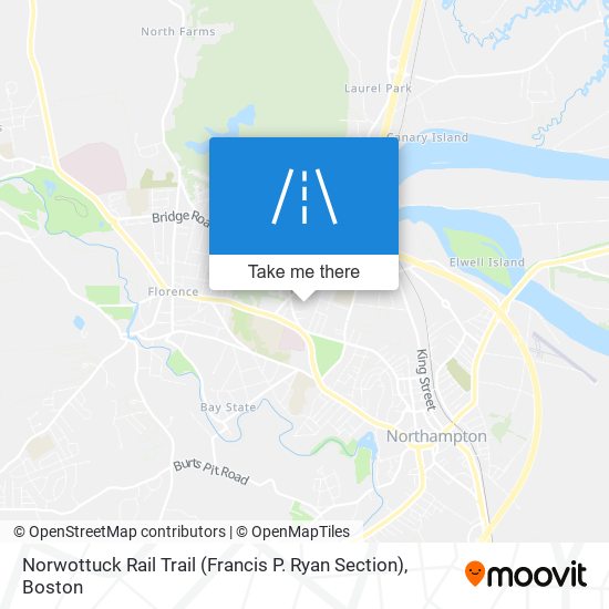 Mapa de Norwottuck Rail Trail (Francis P. Ryan Section)