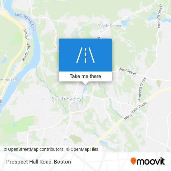 Prospect Hall Road map