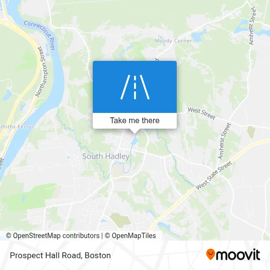 Prospect Hall Road map
